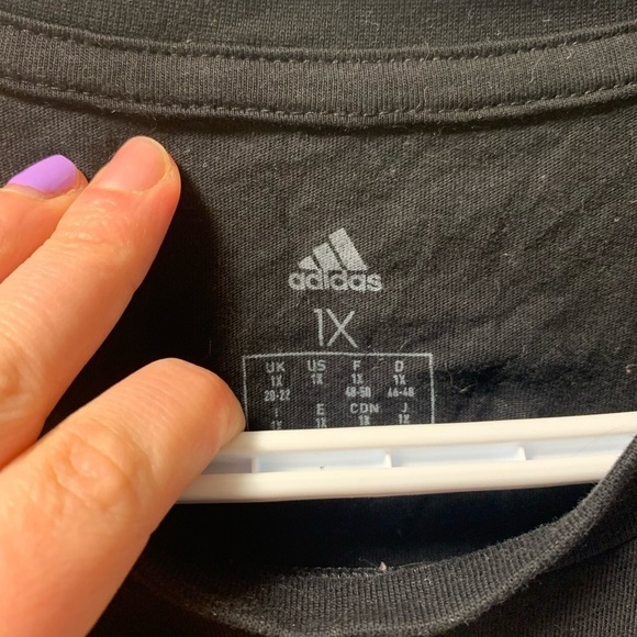 Adidas basic black t-shirt XL - Picture 2 of 3